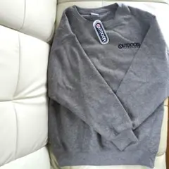 【商品】OUTDOOR 　アウトドア　グレー 　トレーナー　Mサイズ
