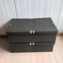 スウェーデン軍カーボン収納ボックス 2個セット
