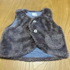 petit main もこもこベスト　70