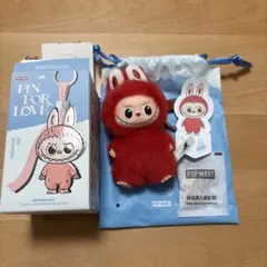 LABUBU ラブブ PIN FOR LOVE イニシャル “X”