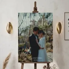 結婚式 ウェルカムボード パネル ウェルカムスペース ボード