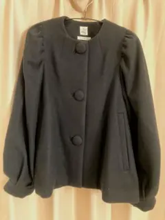 Dot＆Stripes CHILD WOMAN ショートコート　ネイビーのサムネイル