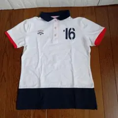 callaway golf　半袖ポロシャツ 　レディース　サイズ　M　白☓紺