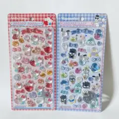【正規品】ボンボンドロップシール　第二弾　はぴだんぶい　キティ　赤