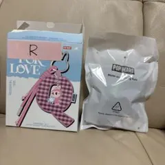 POPMART ラブブ イニシャルキーリング　アルファベット　R