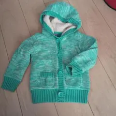 babyGap フード付きトレーナー 100cm グリーン