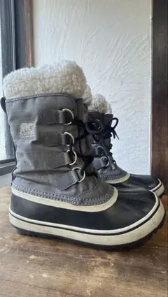 SOREL ウィンターブーツ グレー 24cm セール