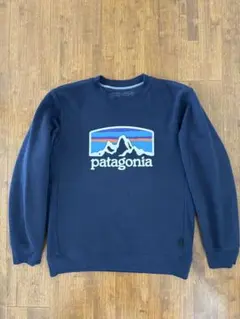 パタゴニア Patagonia スエット スウェット ネイビー フロントプリントのサムネイル