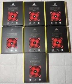 Corsair ML120 PRO RED 7個セット 未使用品