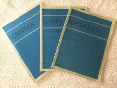 楽譜３冊✽ソナチネアルバム1✽ツェルニー30番✽ブルグミュラー25の練習曲