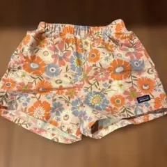patagonia 花柄 ハーフパンツ 2T