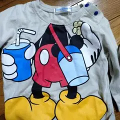 ミッキーマウス プリントロング Tシャツ
