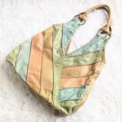 FOSSIL レザーバッグ フォッシル パッチワーク VINTAGE トート