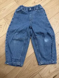 gu バレルレッグジーンズ　110