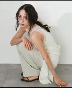 新品　シアーレイヤードカップツキタンクトップのサムネイル