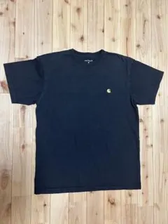 Carhartt WIP カーハートTシャツ 黒 M ワンポイントロゴ 定番人気