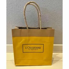 L'OCCITANE ショッピングバッグ イエロー