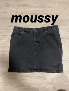 moussy ブラック タイトミニスカート