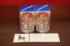 岡本太郎　顔のグラス　ノベルティ　二代目　アンティーク　デッドストック　外箱付 岡本太郎 顔のグラス ノベルティ 二代目 アンティーク デッド