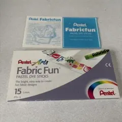 Pentel Fabric Fun パステル染料スティック 15色セットのサムネイル