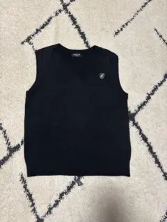 COMME CA ISM 黒 ベスト 160A