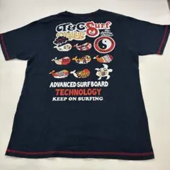 T&C レア バックプリントTシャツ ネイビー Lサイズのサムネイル
