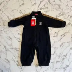 BABYDOLL 黒ロンパース ヒョウ柄