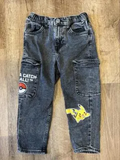 今週末まで　H&M ポケモン デニムパンツ 110cm