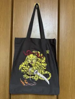 グラニフ 石黒亜矢子　刺繍トートバッグ　虎