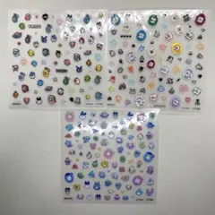 たまごっち ネイルシールコレクション A D E 3枚セット