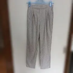 最終価格)earth.music.＆ecologyチェック柄カジュアルパンツ