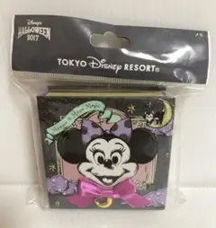 東京ディズニーリゾート ハロウィン　ミニー & ムーンマジック メモ用紙 2種類