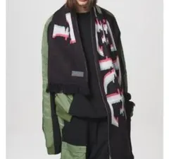 GIVENCHY マフラー ストール 4G ロゴ 黒 グレー yvnlazy着用 - メルカリ