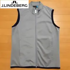 ジェイリンドバーグ ゴルフウェア ベスト Mサイズ シンプル グレー レア物