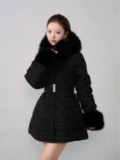 新品◇Riu Ballon jolie down coat ダウンコート 黒 Riu Ballon jolie down coat Gray - メルカリ