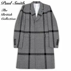 Paul Smith グレンチェック ウール チェスター コート メンズ ロングのサムネイル