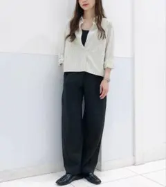 UNIQLO ドライスウェットカーブパンツ ダークグリーン 479619 M