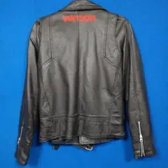 USヴィンテージ「Luz com odo」ライダース·ジャケットpvt.プリント