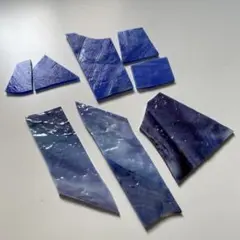 ステンドグラス端材 3cm×8cmなど 8片