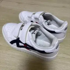 アシックス スニーカー ホワイト/ネイビー　　20.5センチ