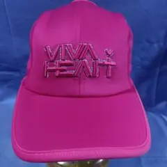 VIVA HEART レディース ゴルフキャップ ピンク リボン