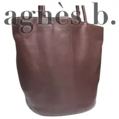 agnes b. アニエスベー 肩掛け トート フルレザー A4 ビジネス