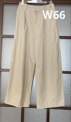 UNIQLO パンツ　麻50%綿50％ Mサイズ