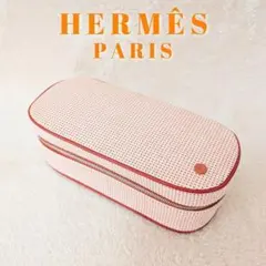 HERMES エスカル ポーチ トワルH エルメス バニティ ケース 美品のサムネイル