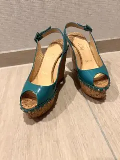 Christian Louboutin スタッズ ウェッジソールのサムネイル