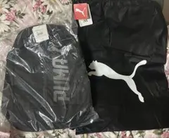 (新品未使用品)PUMA(プーマ)＋巾着袋(福袋)バックパック　ブラック21L