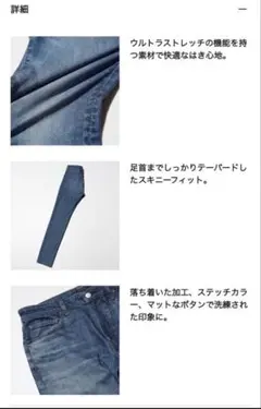 UNIQLO ウルトラストレッチジーンズ 30