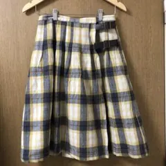 サマンサモスモスチェックキルトスカート