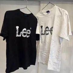 Lee バンダナ柄ロゴ Tシャツ 2枚セット