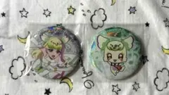 オーロラ缶バッジ　プリルン　キュアズキューン